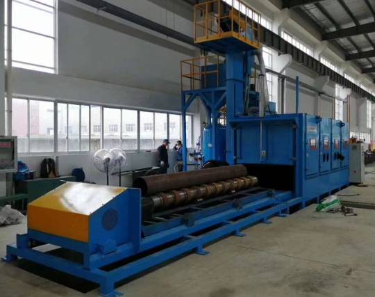 武隆喷砂机在管道除锈中的现场施工应用