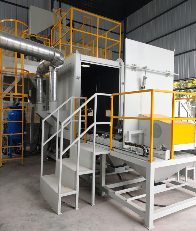 武隆全自动喷砂机 实现无人化高效生产