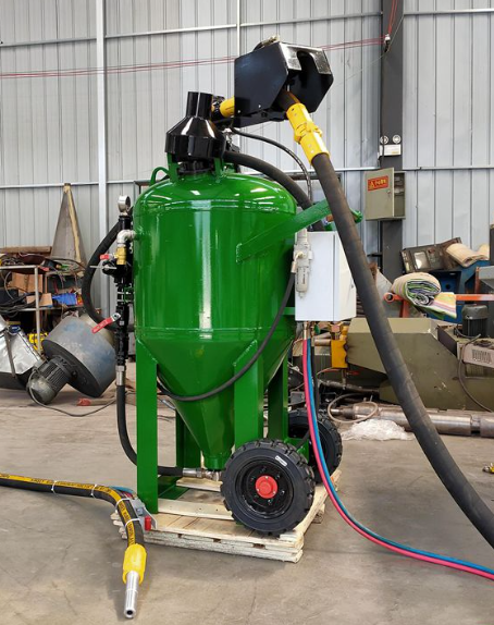武隆移动式喷砂机 户外施工效率翻倍